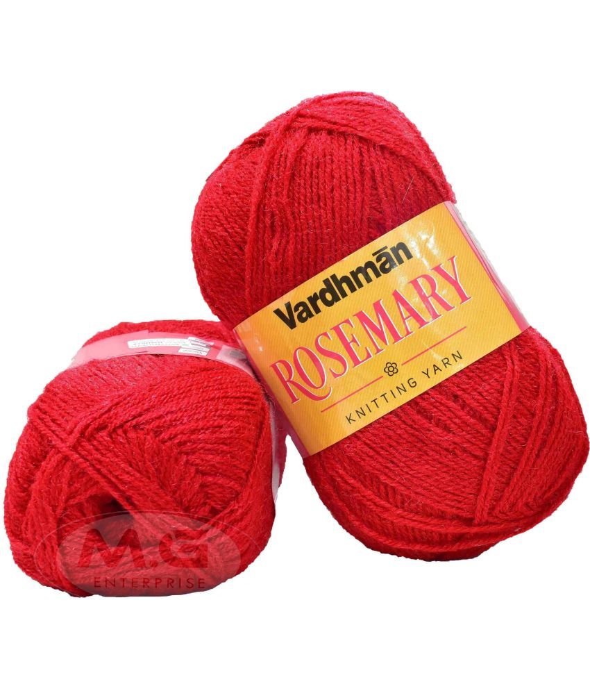     			Represents Vardhman S_Rosemary Red (300 gm) knitting wool Art-GJJ