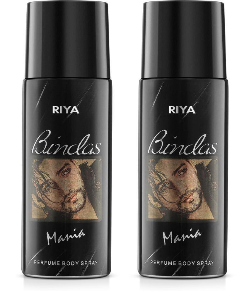     			Riya Bindas Deodorant Spray & Perfume For Men 150ml Each ( Pack of 2 )