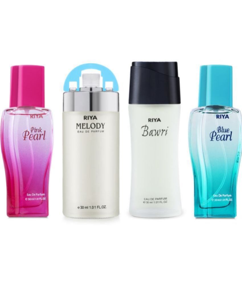     			Riya Pink Pearl & Melody Green & Bawri & Blue Pearl Eau De Parfum (EDP) For Women 120 ( Pack of 4 )