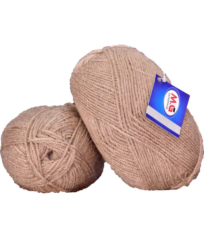     			Rosemary Brown (400 gm)  Wool Ball Hand knitting wool / Art Craft soft fingering crochet hook yarn, needle knitting yarn thread dyed