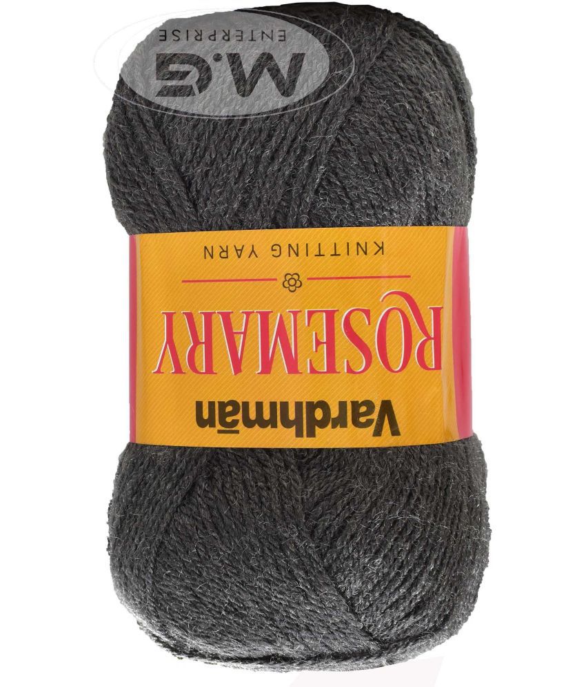     			Rosemary Light Mouse Grey (400 gm)  Wool Ball Hand knitting wool / Art Craft soft fingering crochet hook yarn, needle knitting yarn thread dyed- Z AN