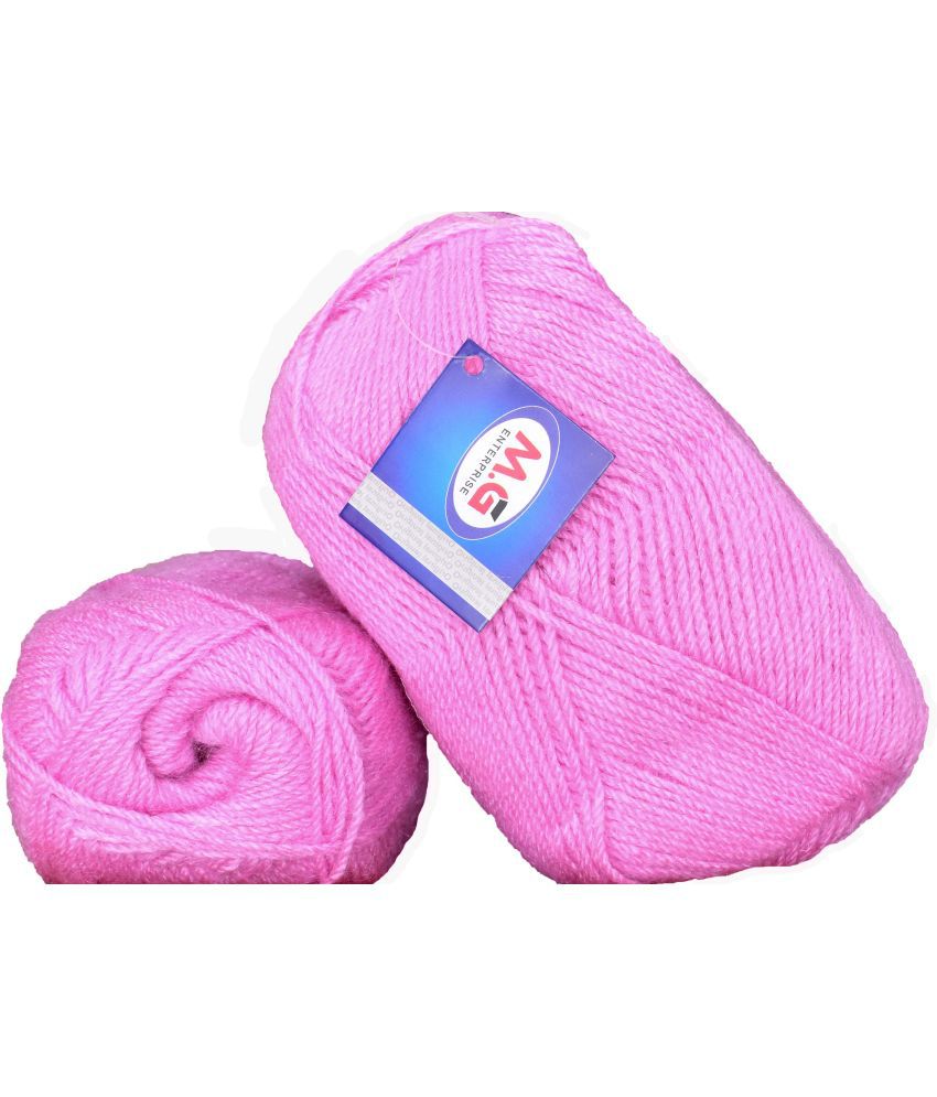     			Rosemary Pink (400 gm)  Wool Ball Hand knitting wool / Art Craft soft fingering crochet hook yarn, needle knitting yarn thread dyed
