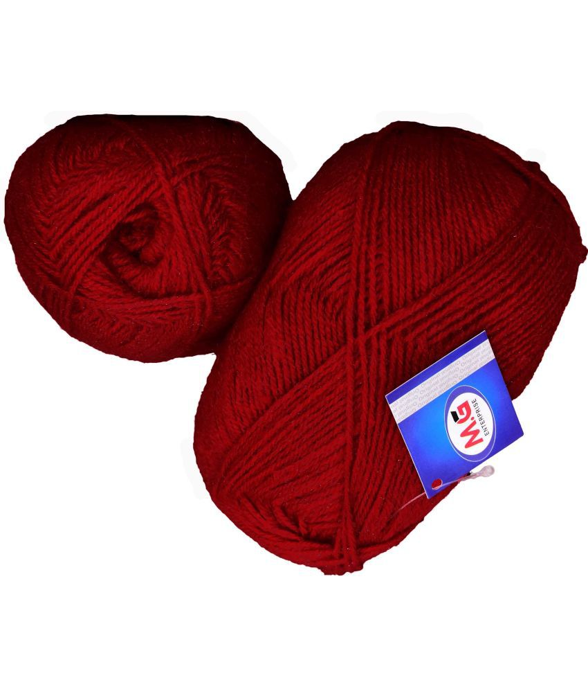     			Rosemary Red (300 gm)  Wool Ball Hand knitting wool / Art Craft soft fingering crochet hook yarn, needle knitting yarn thread dye V WA