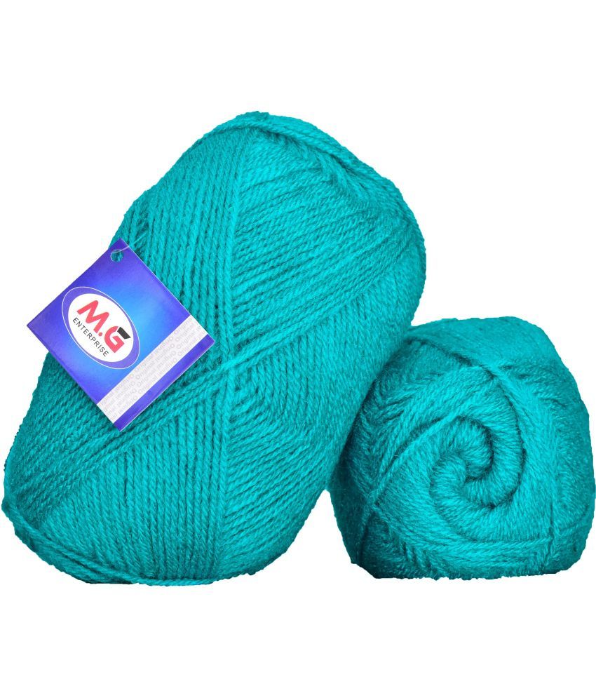     			Rosemary Teal (200 gm)  Wool Ball Hand knitting wool / Art Craft soft fingering crochet hook yarn, needle knitting yarn thread dyed