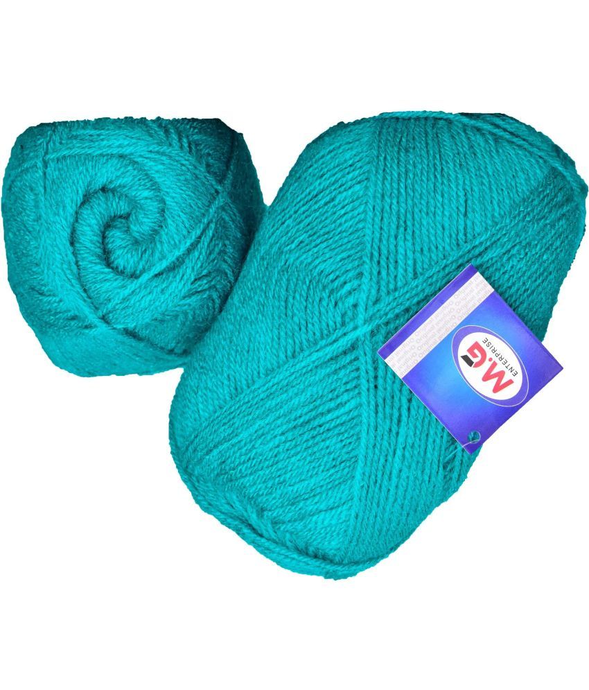     			Rosemary Teal (300 gm)  Wool Ball Hand knitting wool / Art Craft soft fingering crochet hook yarn, needle knitting yarn thread dyed