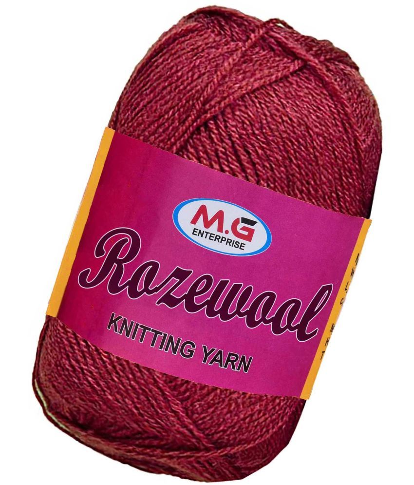     			Rosewool  Rosewood 300 gms Wool Ball Hand knitting wool- Art-GJA