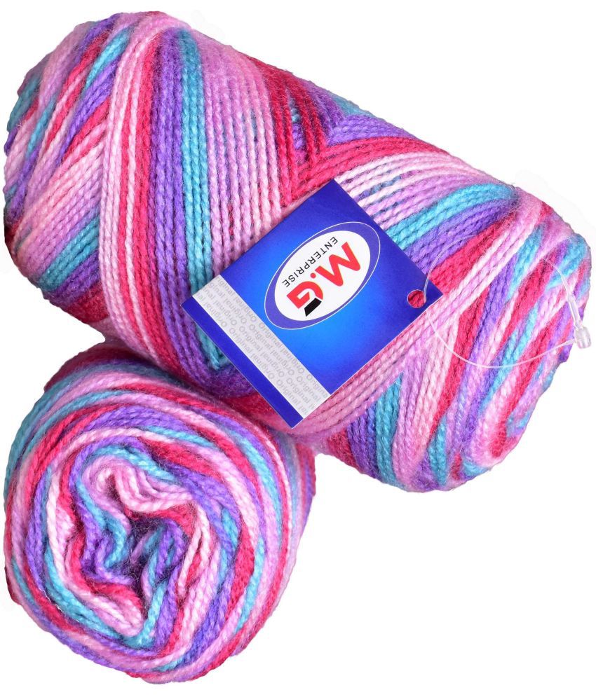     			Spectrum Magenta (200 gm)  Wool Ball Hand knitting wool / Art Craft soft fingering crochet hook yarn, needle knitting yarn thread dye R SC