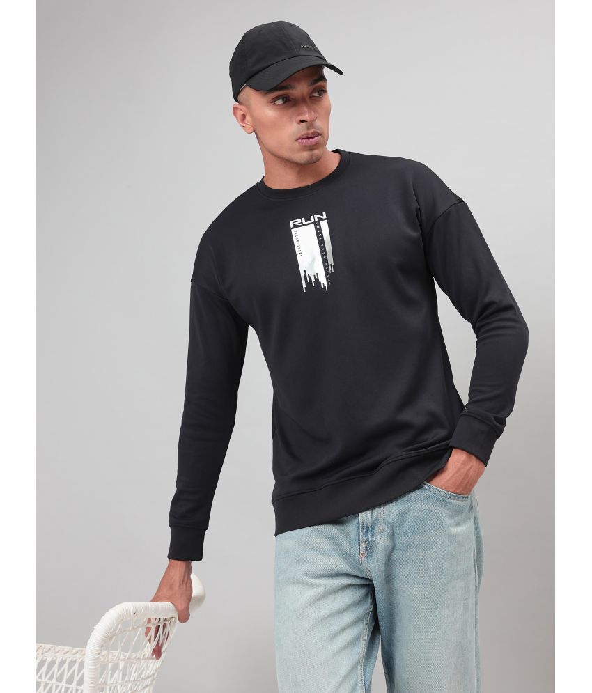     			Technosport Black Polyester Men's Running Sweatshirt ( Pack of 1 )