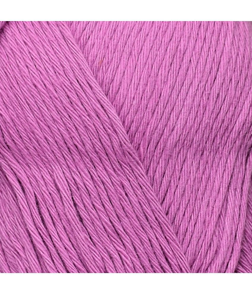     			VARDHMAN Cotton Crush 8-ply  Purple 400 gms Cotton thread dyed-KA Art-AFCI