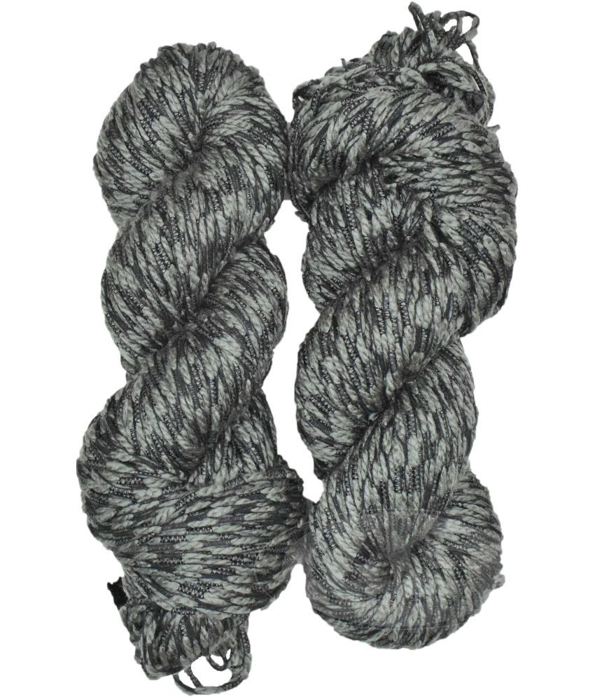     			VARDHMAN Fantasy  Mouse Grey 200 gms Wool Hank Hand knitting wool -BB Art-ADAF