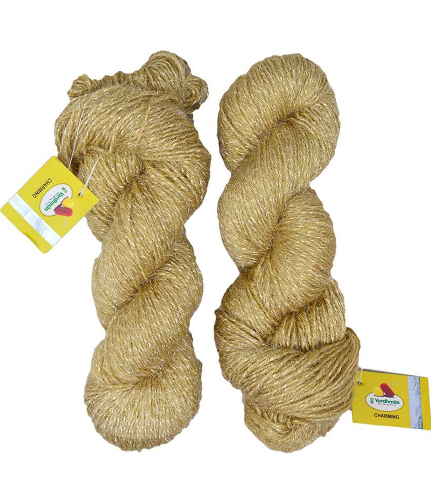     			Vardhman Charming K/K Brass (skin) (200 gm)  Wool Hank Hand wool ART - BCF