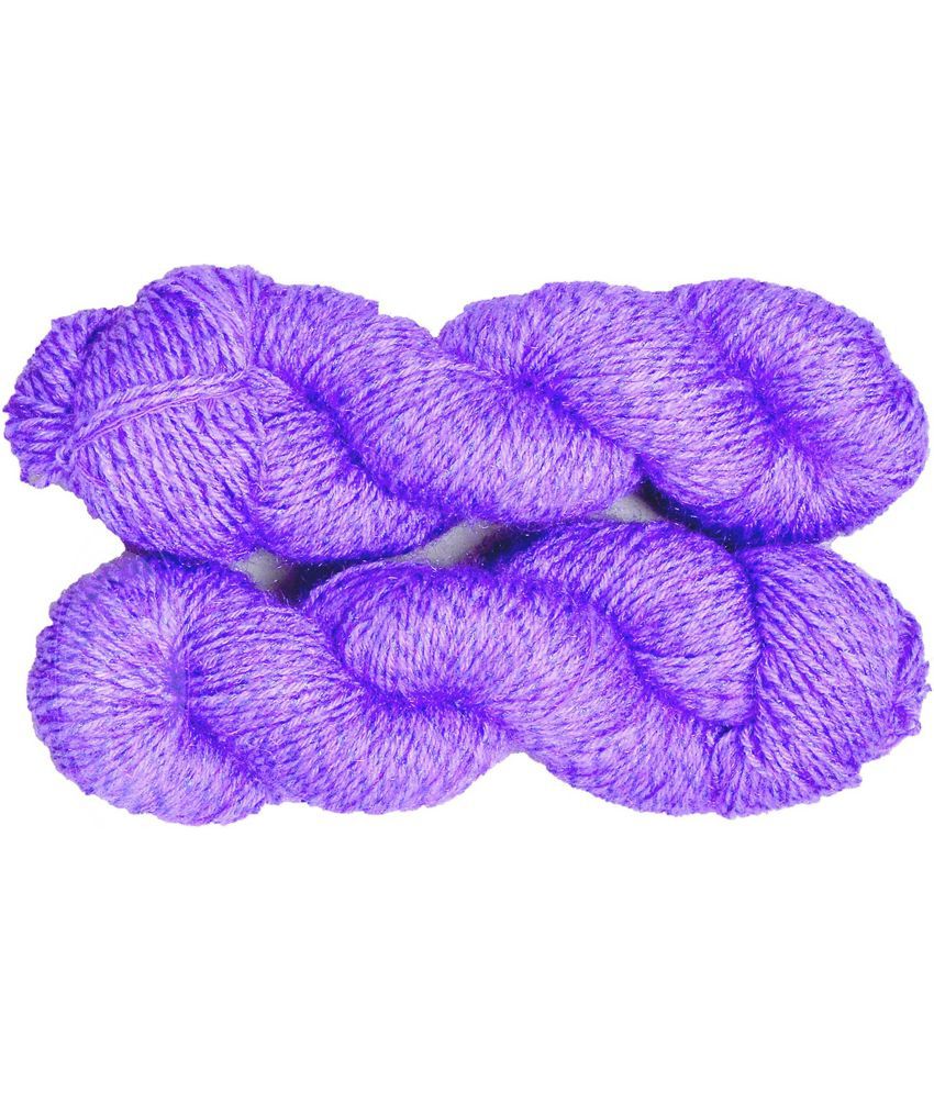     			Vardhman Charming K/K Purple (400 gm)  Wool Hank Hand wool ART - BDC