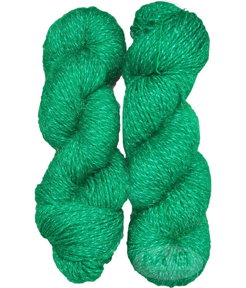     			Vardhman Charming SM Green (400 gm)  Wool Hank Hand knitting wool