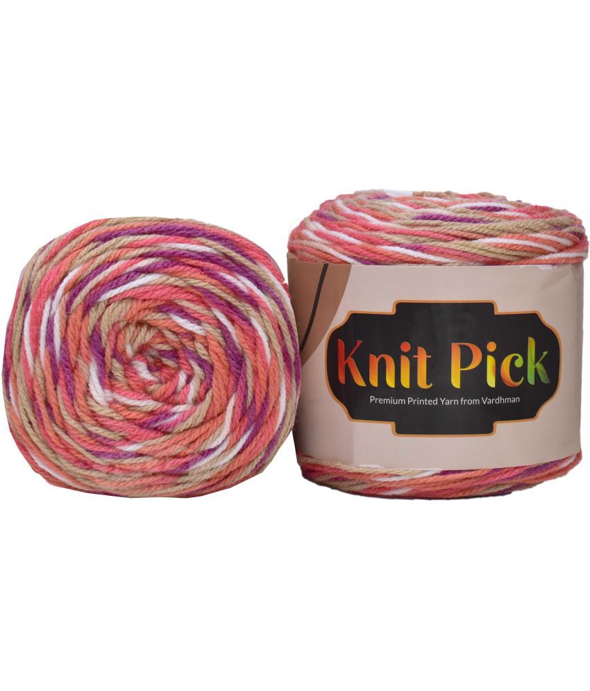     			Vardhman Knit Pick K/K Strawberry (300 gm)  wool ART - ACCI