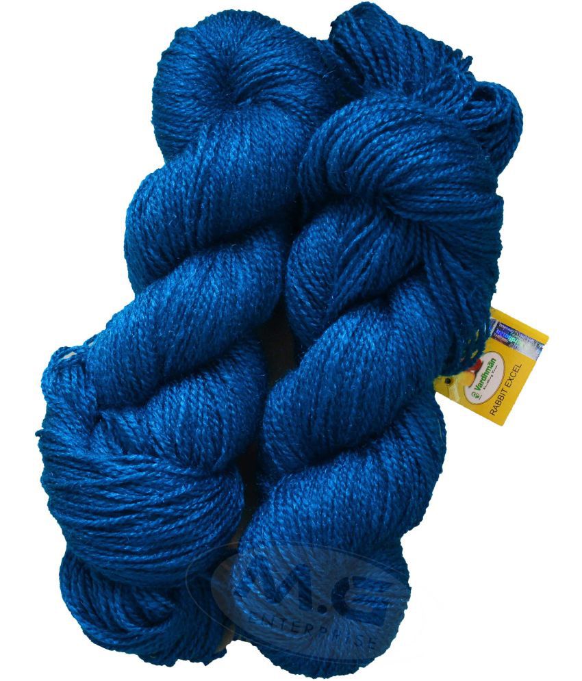     			Vardhman Rabit Excel Royal (400 gm)  Wool Hank Hand knitting wool Art-FCD