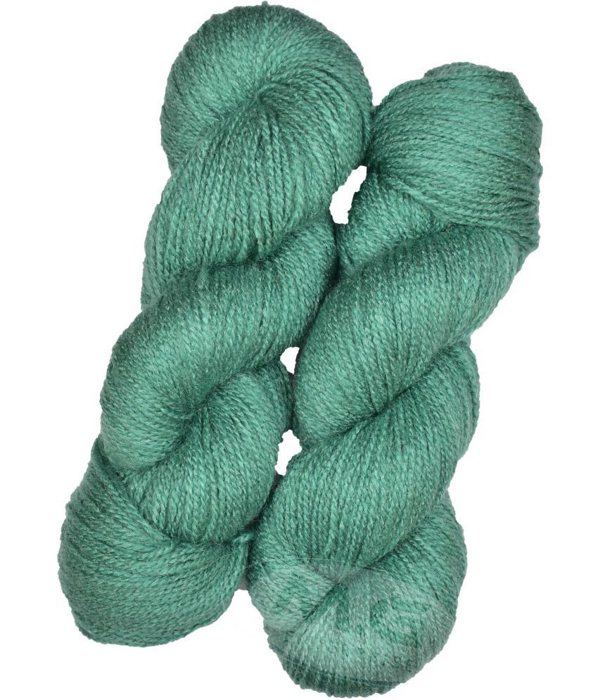     			Vardhman Rabit Excel Turquoise (400 gm)  Wool Hank Hand knitting wool Art-FDG