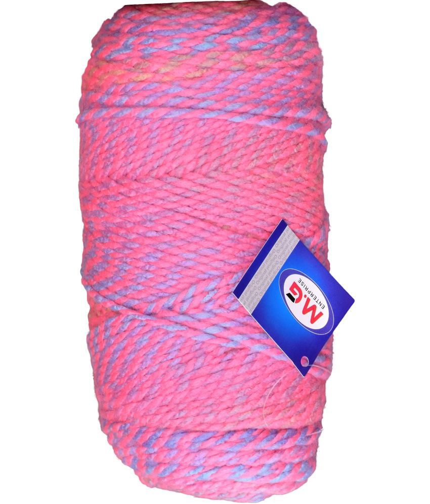     			Zebra Deep Pink (300 gm)  Wool Ball Hand knitting wool / Art Craft soft fingering crochet hook yarn, needle knitting yarn thread dye M ND