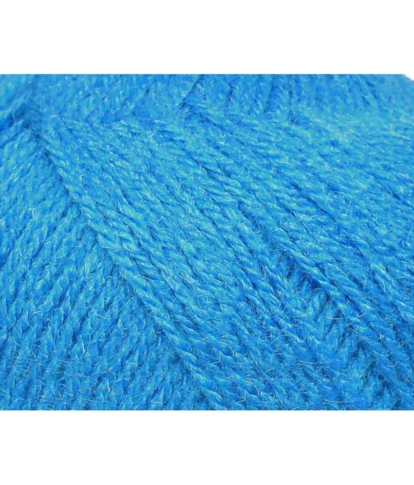     			BIG BALL Froji Blue 200 gm Ball Hand knitting wool -CA Art-