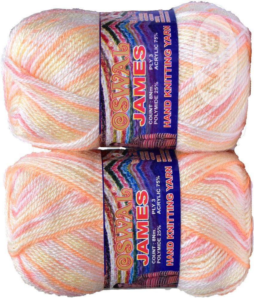     			James Knitting  Yarn Wool, Butter Cream Ball 400 gm  Best Used with Knitting Needles, Crochet Needles  Wool Yarn for Knitting
