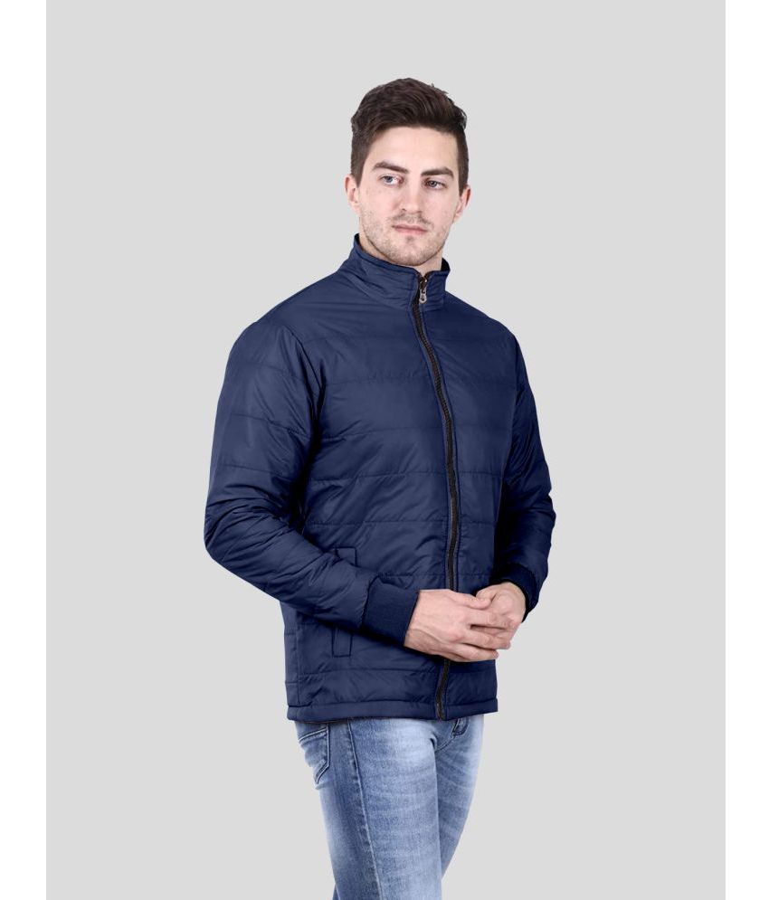     			La' exclusivite Cotton Blend Men's Quilted & Bomber Jacket - Blue ( Pack of 1 )