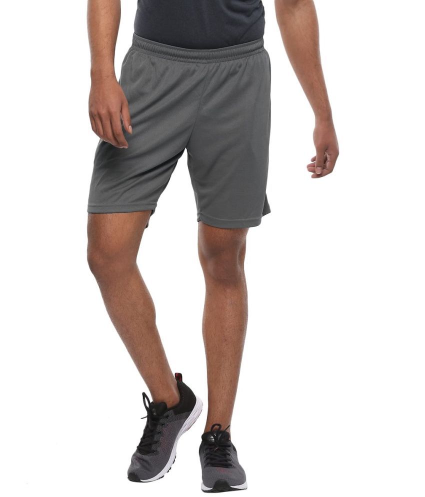     			Nivia Grey Polyester Men's Outdoor & Adventure Shorts ( Pack of 1 )