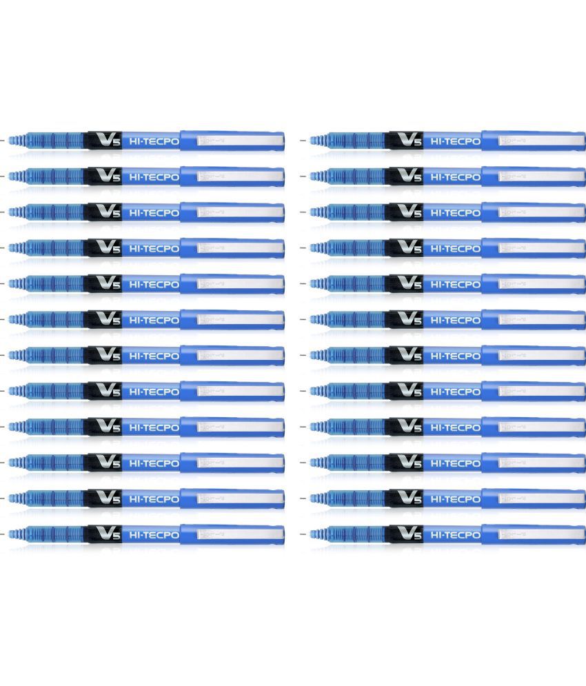     			Pilot Hi-tecpoint V5 Roller Ball Pen (Blue) - Pack of 18