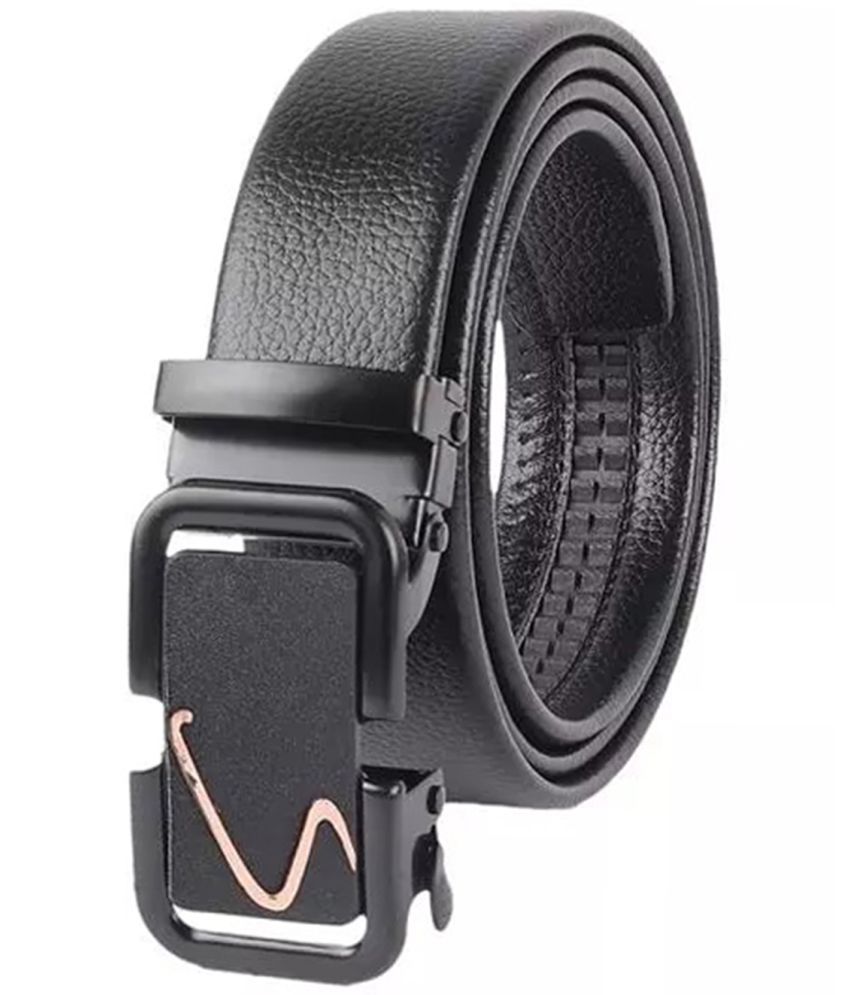     			SUNSHOPPING - Black Synthetic Men's Formal Belt ( Pack of 1 )