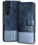 Fashionury Blue Flip Cover Leather Compatible For Samsung Galaxy S23 FE 5G ( Pack of 1 )