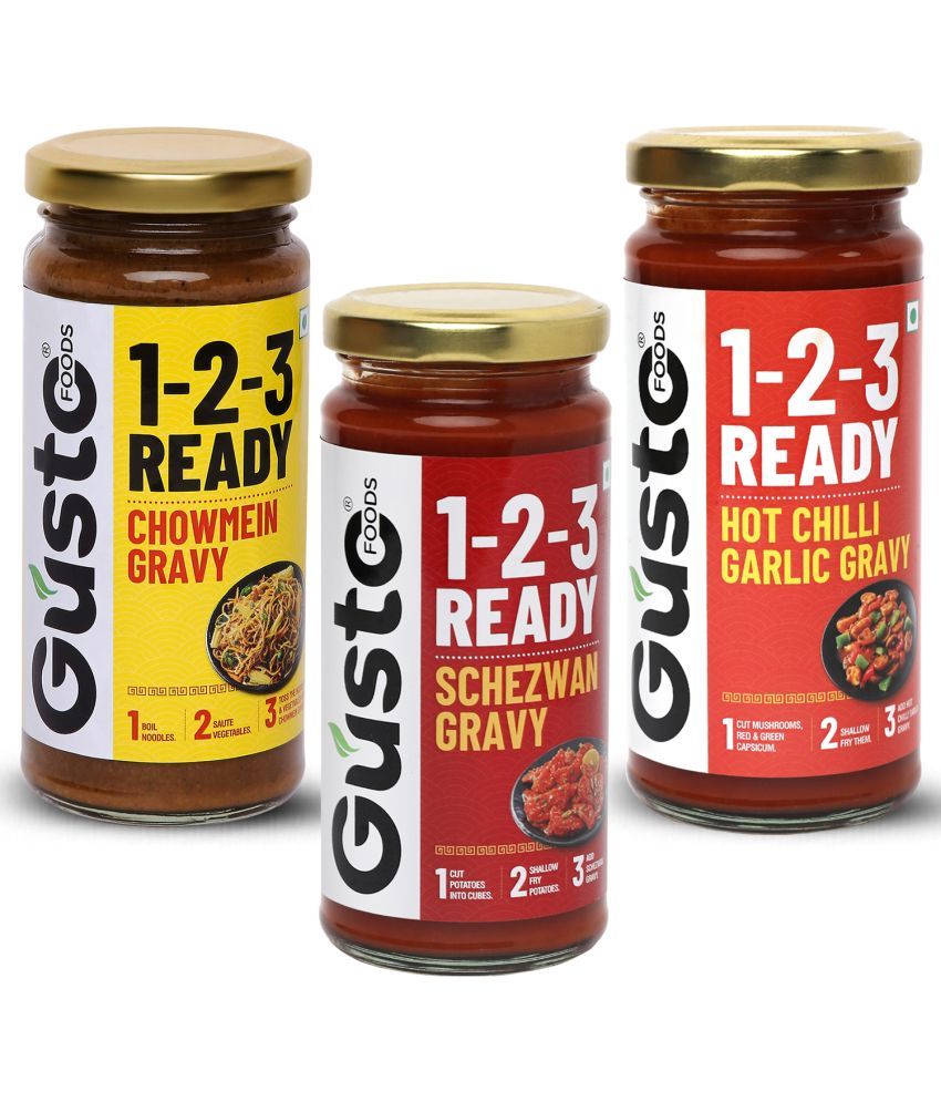     			Gusto Foods 3 Flavours Chinese Gravy 750 gm Pack of 3