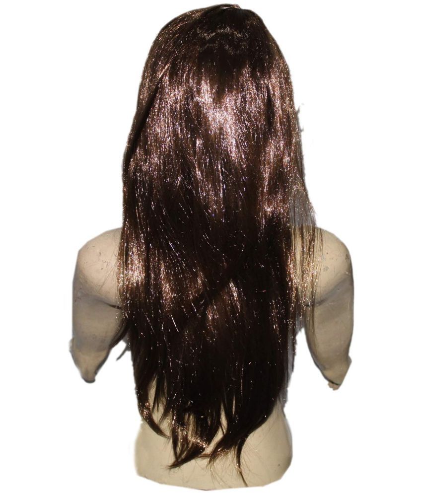     			Home product image Kaku Fancy Dresses Girl Straight Styler Brown Color Hair Wig -Brown, Free Size, for Girls