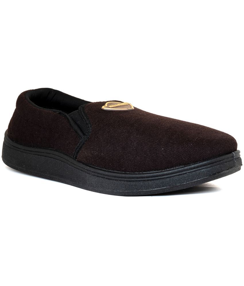     			KHADIM Brown Men's Slip-on Shoes