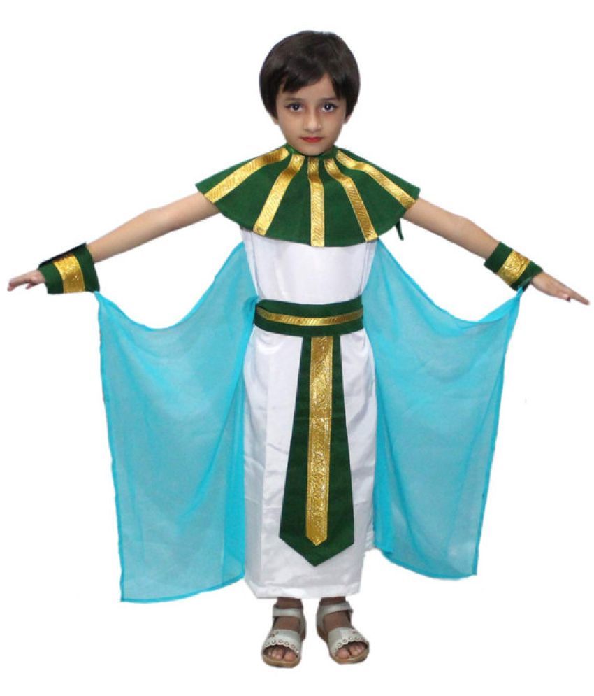     			Kaku Fancy Dresses International Ethnic Wear Egyptian Girl Costume -Multicolor, 7-8 Years, For Girls