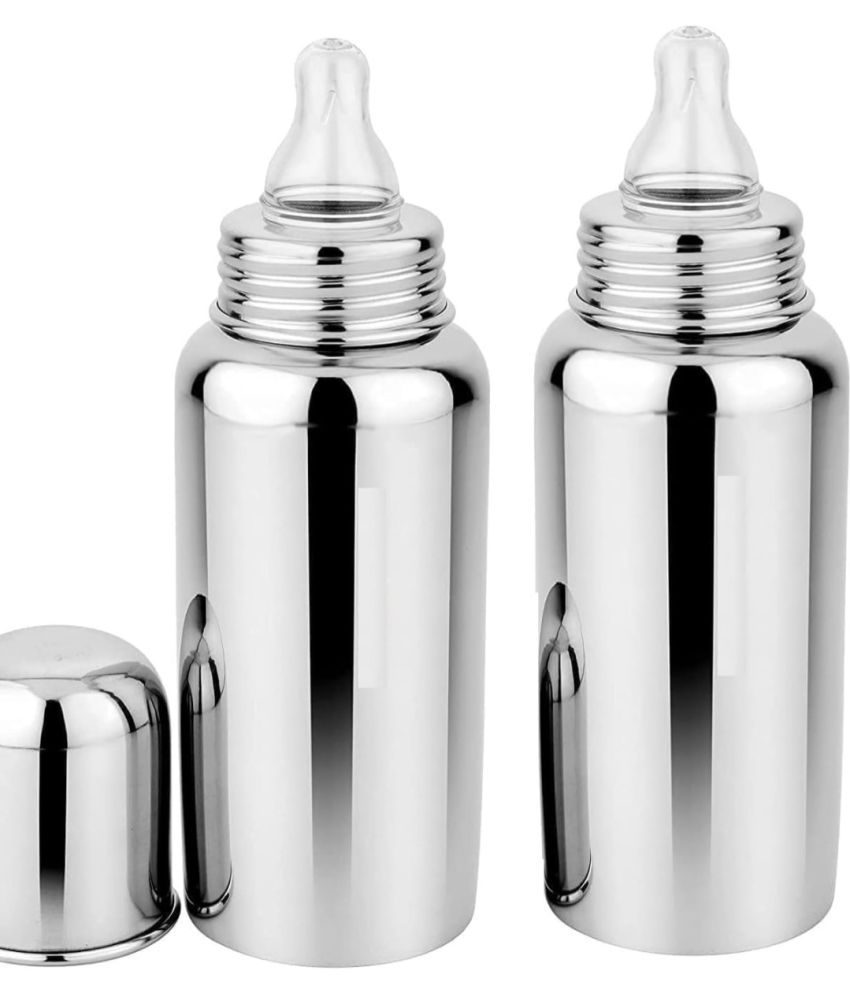     			ANKIMA 140 Silver Feeding Bottle ( Pack of 2 )