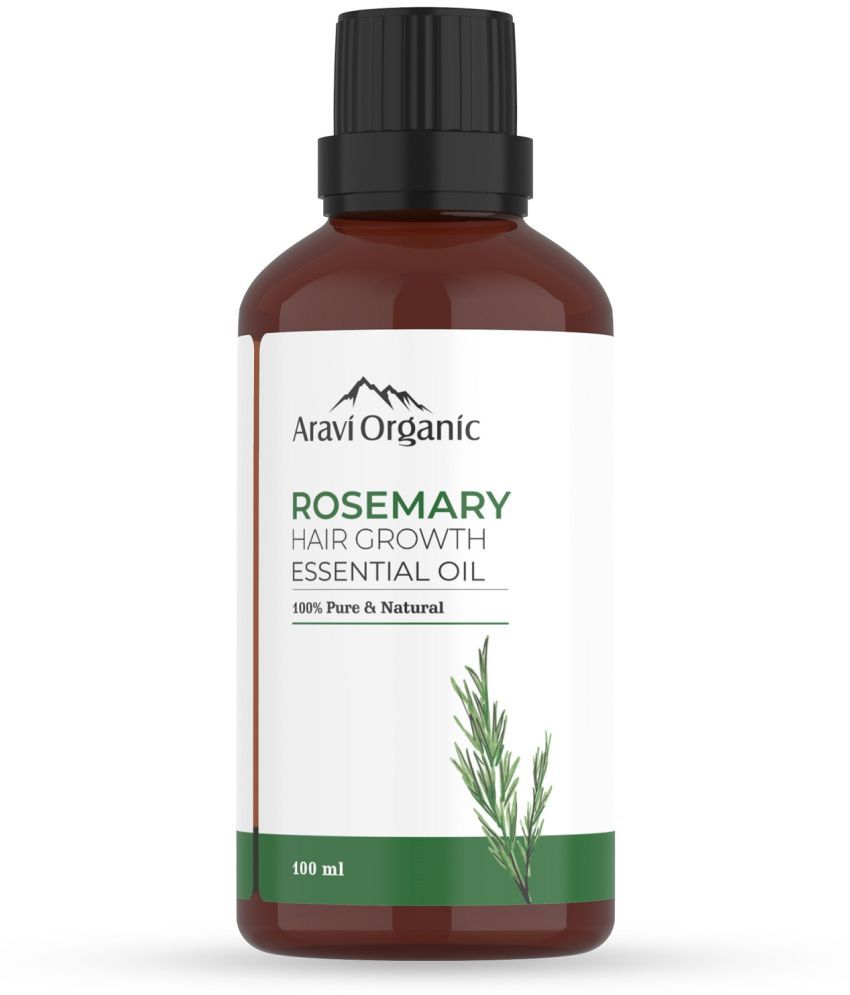     			Aravi Organic Pure Rosemary Essential Oil Hairgrowth,Hair Fall Control & Natural Skin Care 100ml