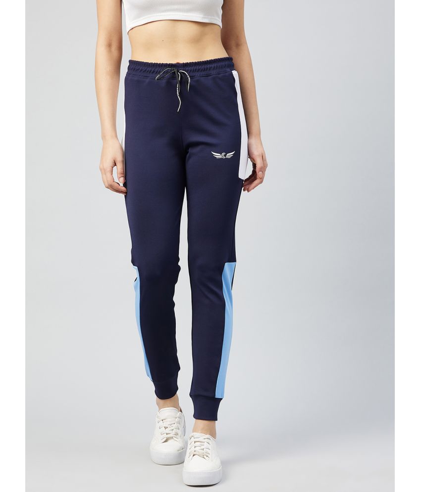     			Chromo & Coral Navy Blue Polyester Women's Running Joggers ( Pack of 1 )
