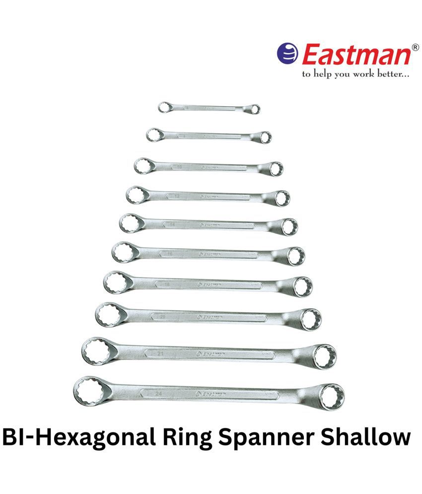     			Eastman Ring Spanner Set of 10 Pc