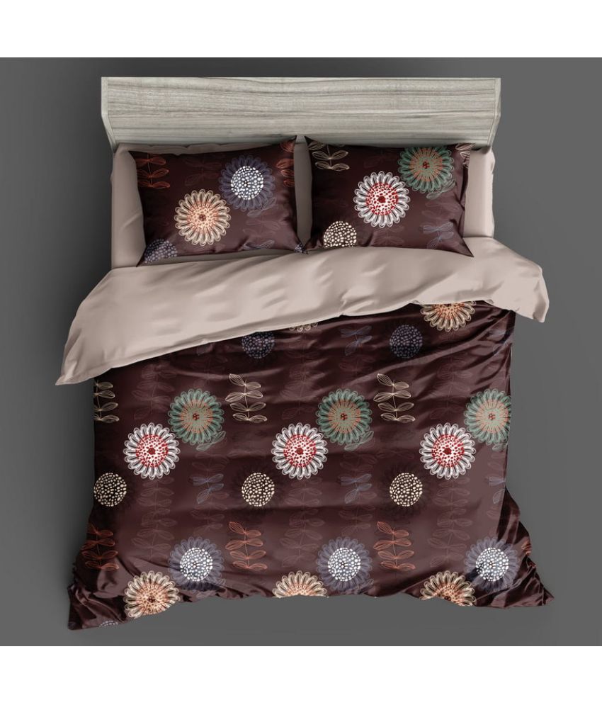     			JBTC cotton Floral Bedding Set 1 bedsheet and 2 pillow cover - multi