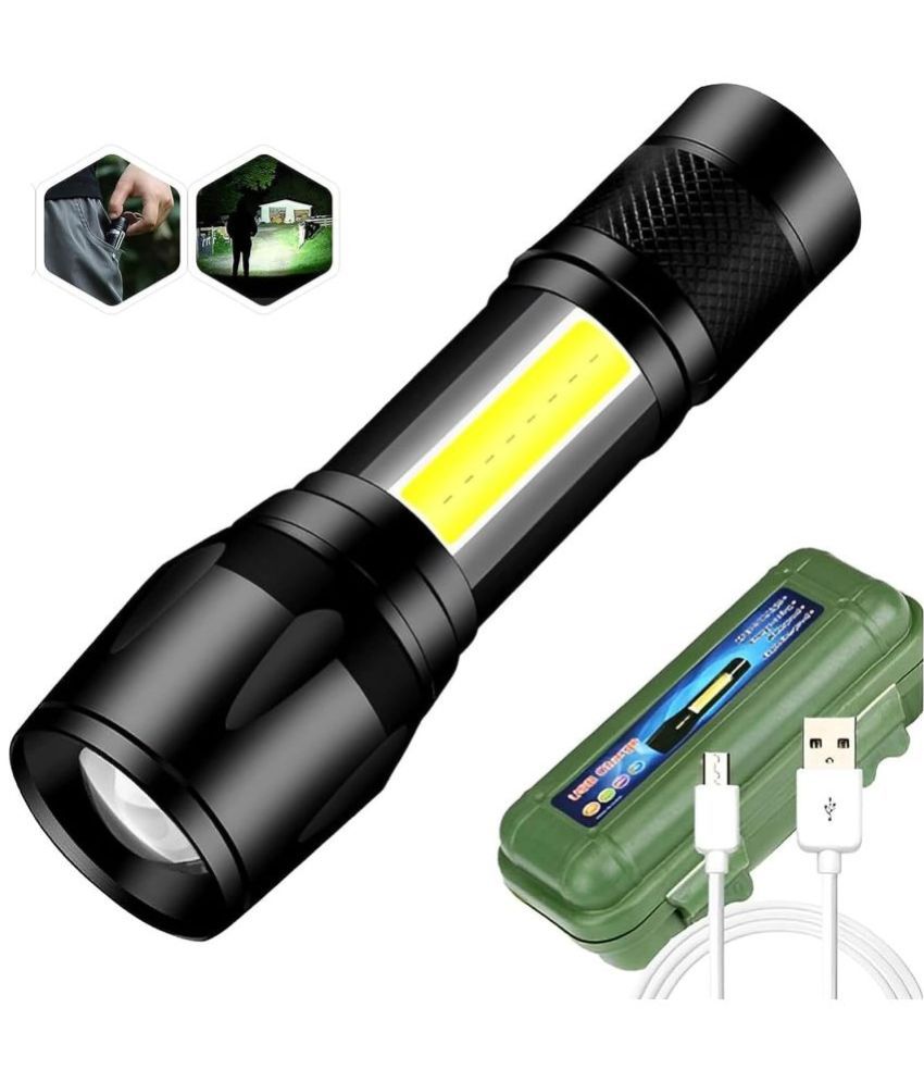     			Mantra - 5W Rechargeable Flashlight Torch ( Pack of 1 )