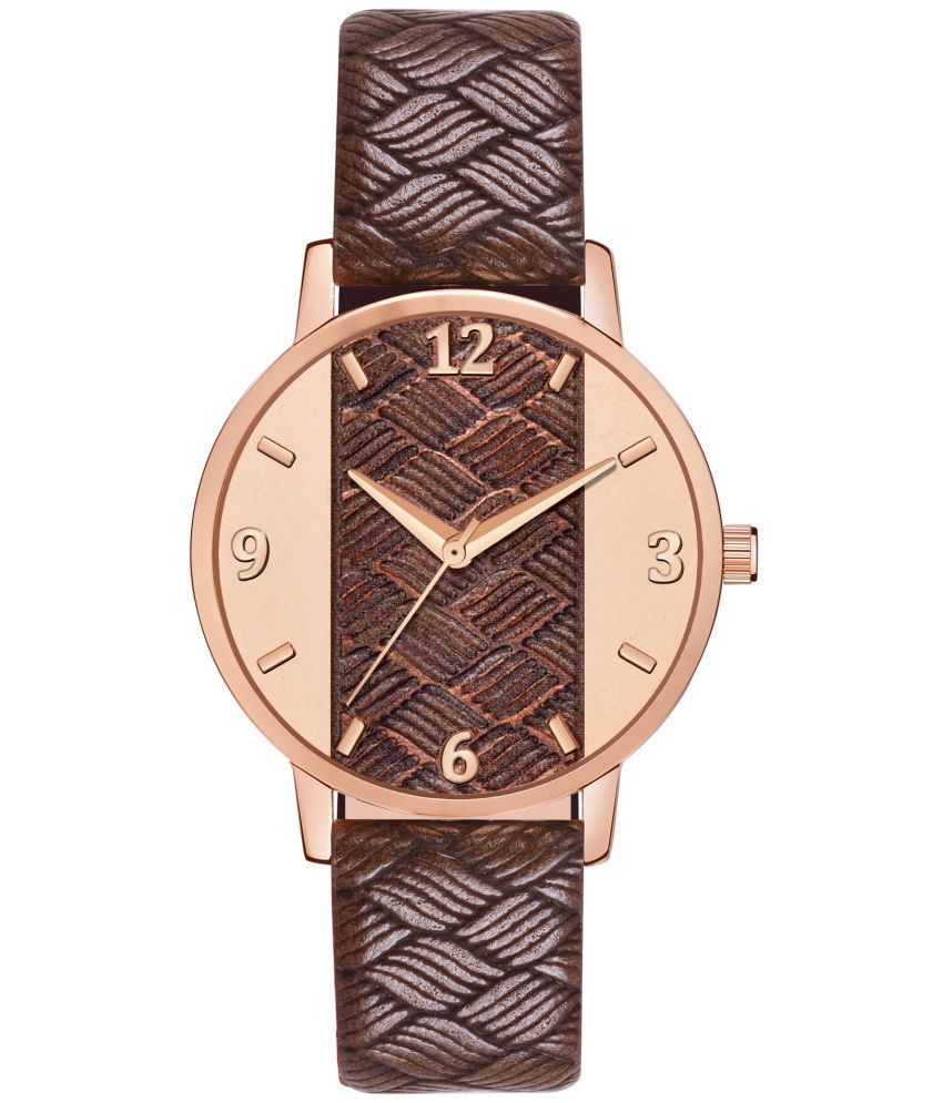     			Newman Multicolor Leather Analog Womens Watch
