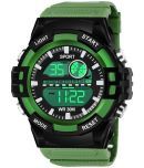 Hala Green Resin Digital Men's Watch