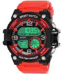 Hala Red Resin Digital Men's Watch