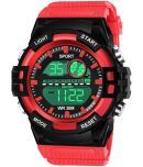 Hala Red Resin Digital Men's Watch