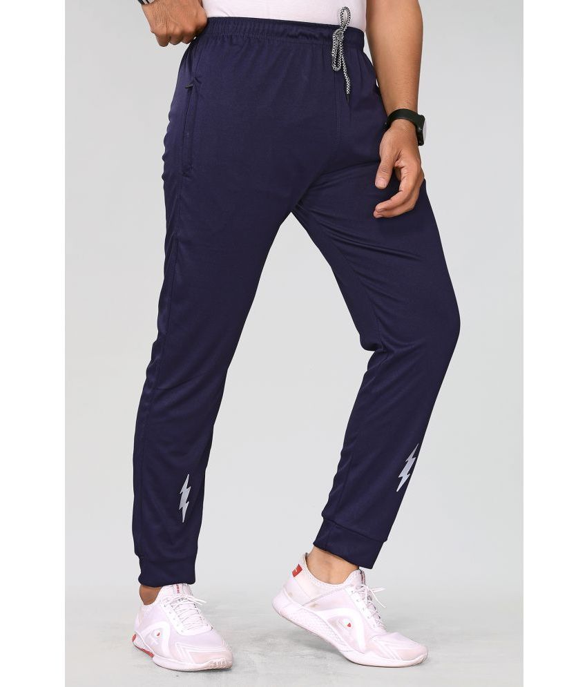     			Anand Navy Lycra Men's Joggers ( Pack of 1 )