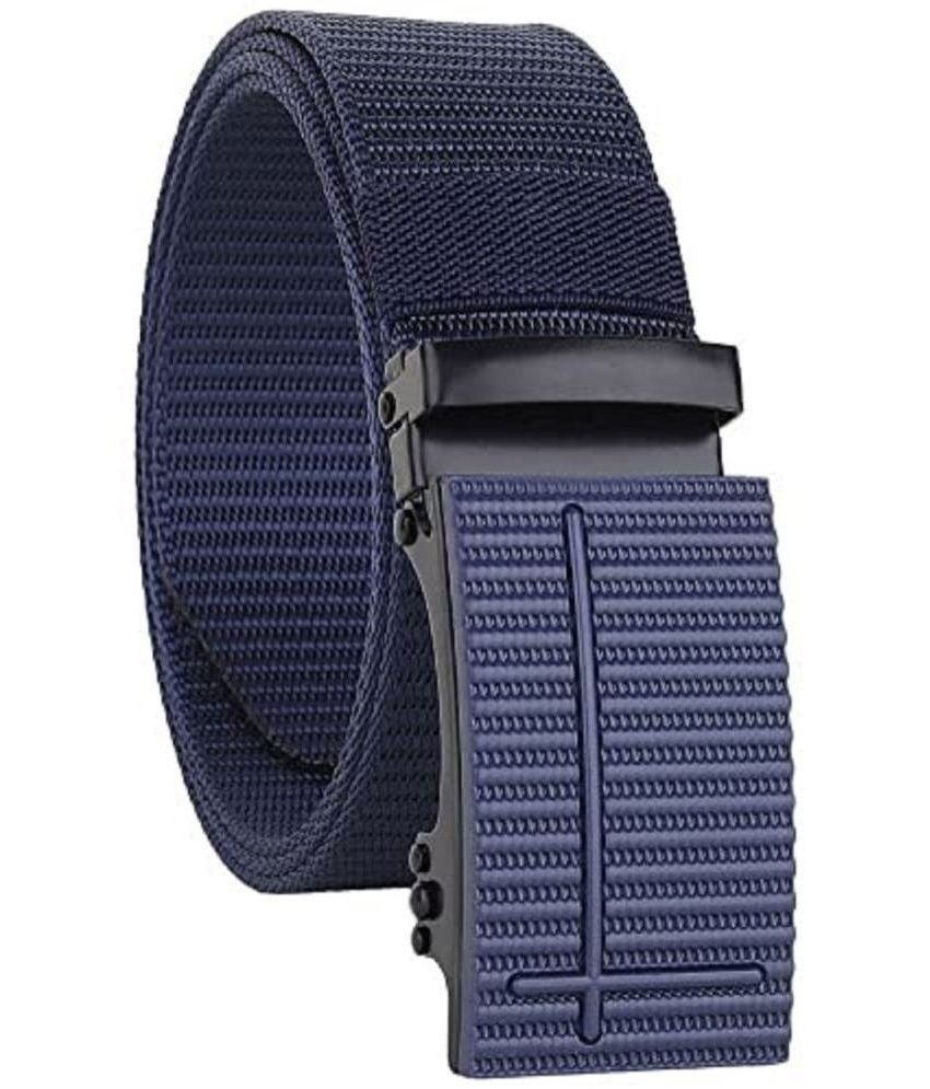     			Clock21 - Blue Canvas Men's Casual Belt ( Pack of 1 )