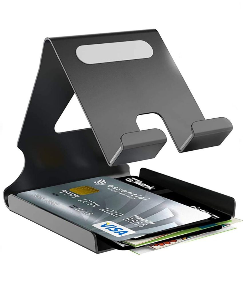     			Elv Card Holder Mobile Holder for Smartphones and Tablets ( Black )