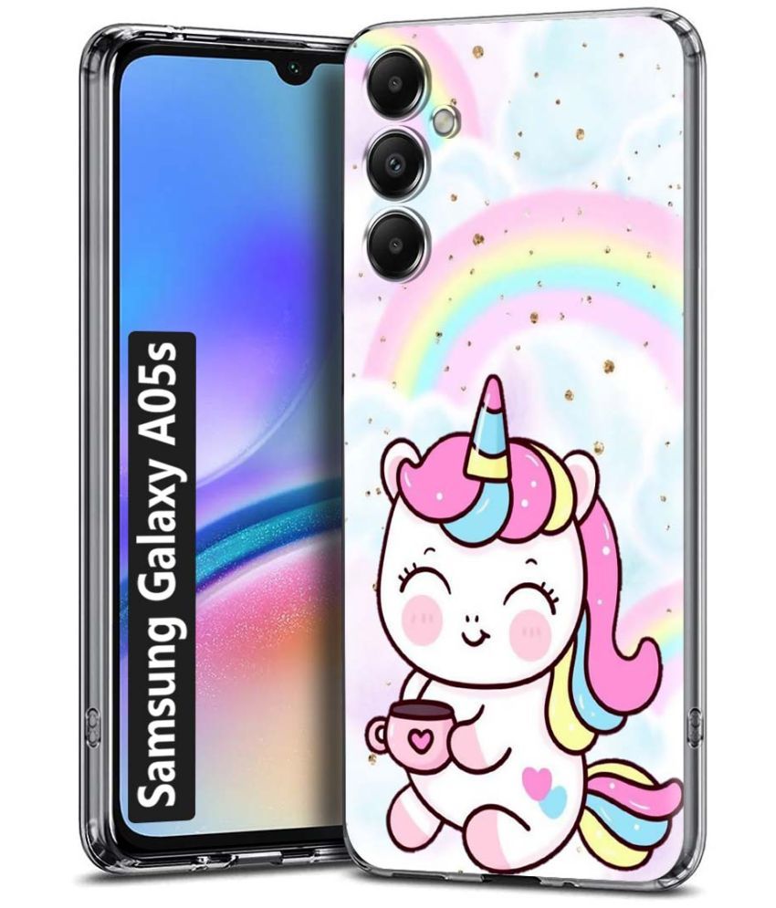     			Fashionury Multicolor Printed Back Cover Silicon Compatible For Samsung Galaxy A05s ( Pack of 1 )