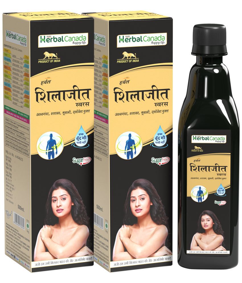     			Herbal Canada Shilajit Swaras Liquid 500ml (Pack of 3)