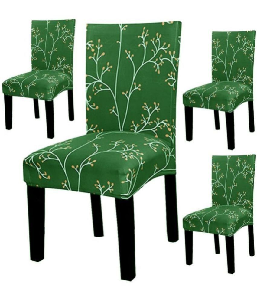     			House Of Quirk 1 Seater Polyester Chair Cover ( Pack of 4 )