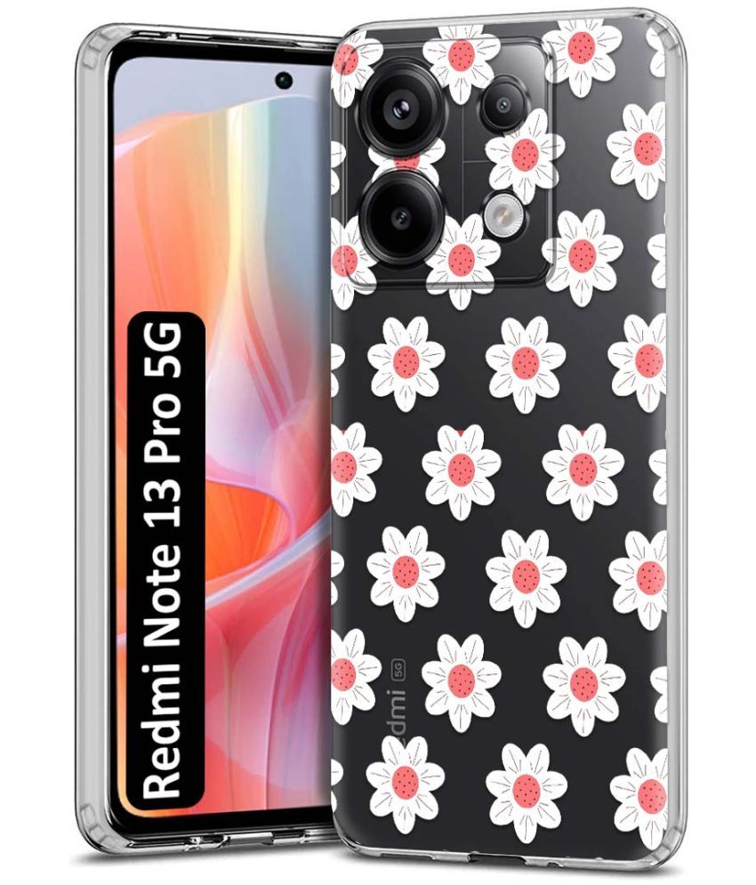     			NBOX Multicolor Printed Back Cover Silicon Compatible For Redmi Note 13 Pro 5G ( Pack of 1 )