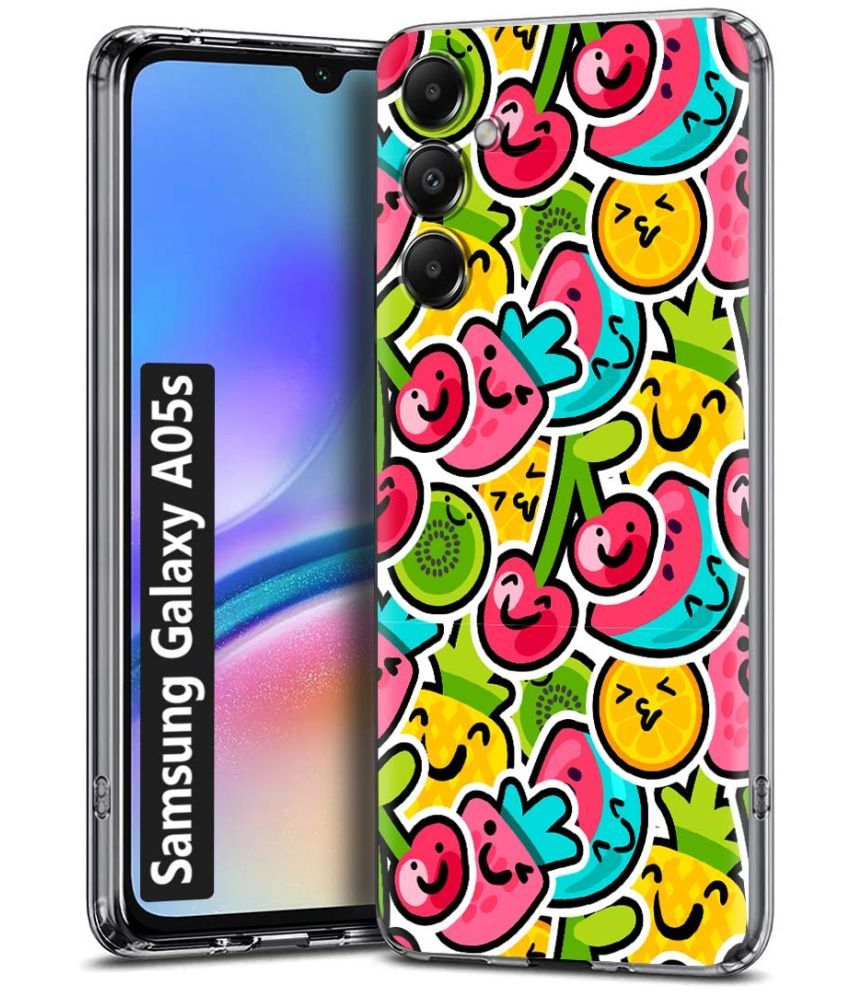     			NBOX Multicolor Printed Back Cover Silicon Compatible For Samsung Galaxy A05s ( Pack of 1 )